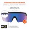 Ergodyne AEGR-AFASM, Safety Glasses, Anti-Scratch & Fog-Off+, Blue Mirror Lens, Matte Black Frame AEGR-AFASM - alternate 5